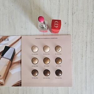 Dior Red Lipstick and Foundation Sampler